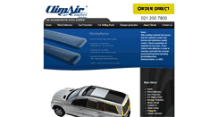 Desktop Screenshot of climair.co.za
